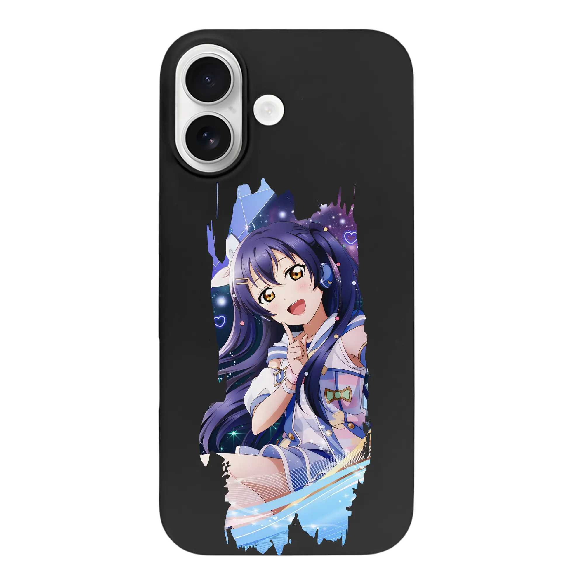 Love Live! グッズ,園田海未 - iPhone 17 シリーズ シリコンケース 薄型 耐衝撃 指紋防止 ソフトタッチカバー 精密フィット 傷防止 保護ケース iPhone 17/17 Air/17 Pro/17 Pro Max 対応